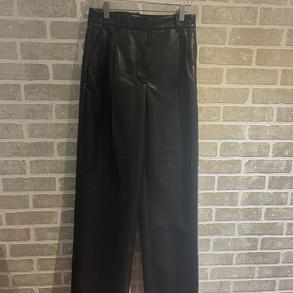 Wilfred Vegan Leather Effortless Pants - Picture 3 of 4